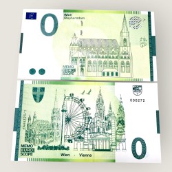 Europe 0 Euro Vienna Issue Limited and Collectibles Gem UNC Unique and Rare