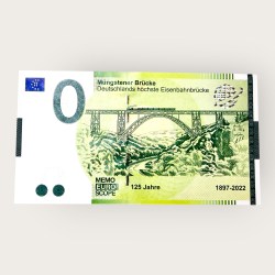 Europe 0 Euro 125 Jahre Issue Limited and Collectibles Gem UNC Unique and Rare