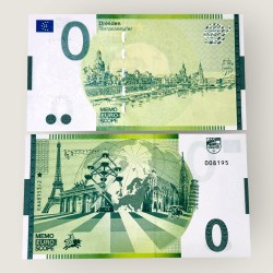 Europe 0 Euro Dresden Terrassenufer Issue Limited and Collectibles Gem UNC Unique and Rare