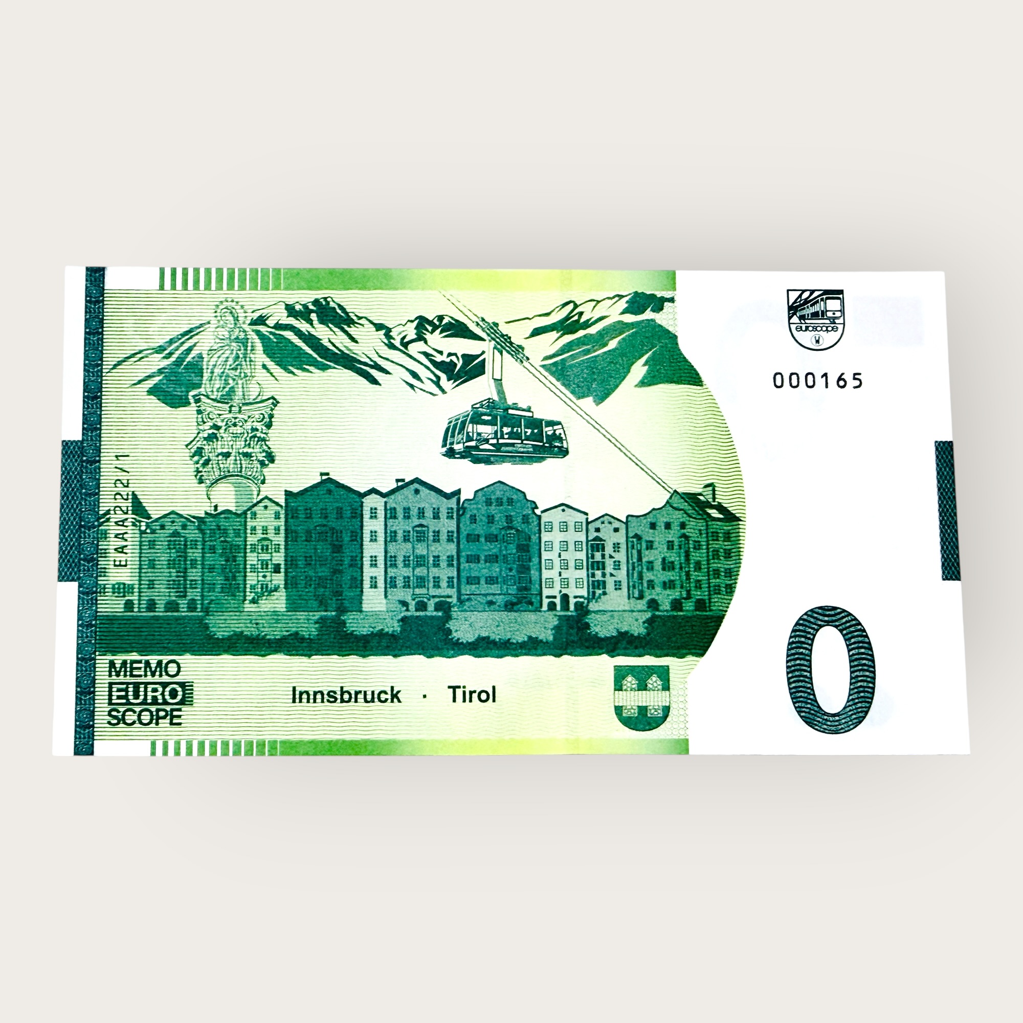 Europe 0 Euro Innsbruck Goldenes Dachl Issue Limited and Collectibles Gem UNC Unique and Rare