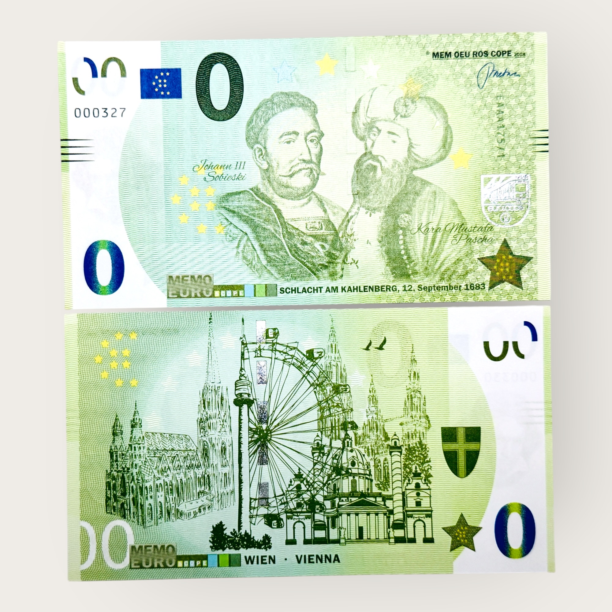 Europe 0 Euro Vienna Issue Limited and Collectibles Gem UNC Unique and Rare