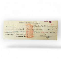 The Concord Banking Company Dollar Bill Year 1900s Unique and Rare