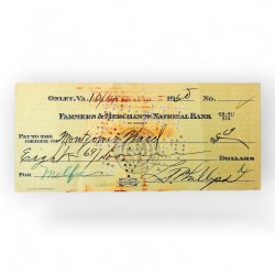 The Farmers and Merchant National Bank Dollar Bill Year 1920 Unique and rare