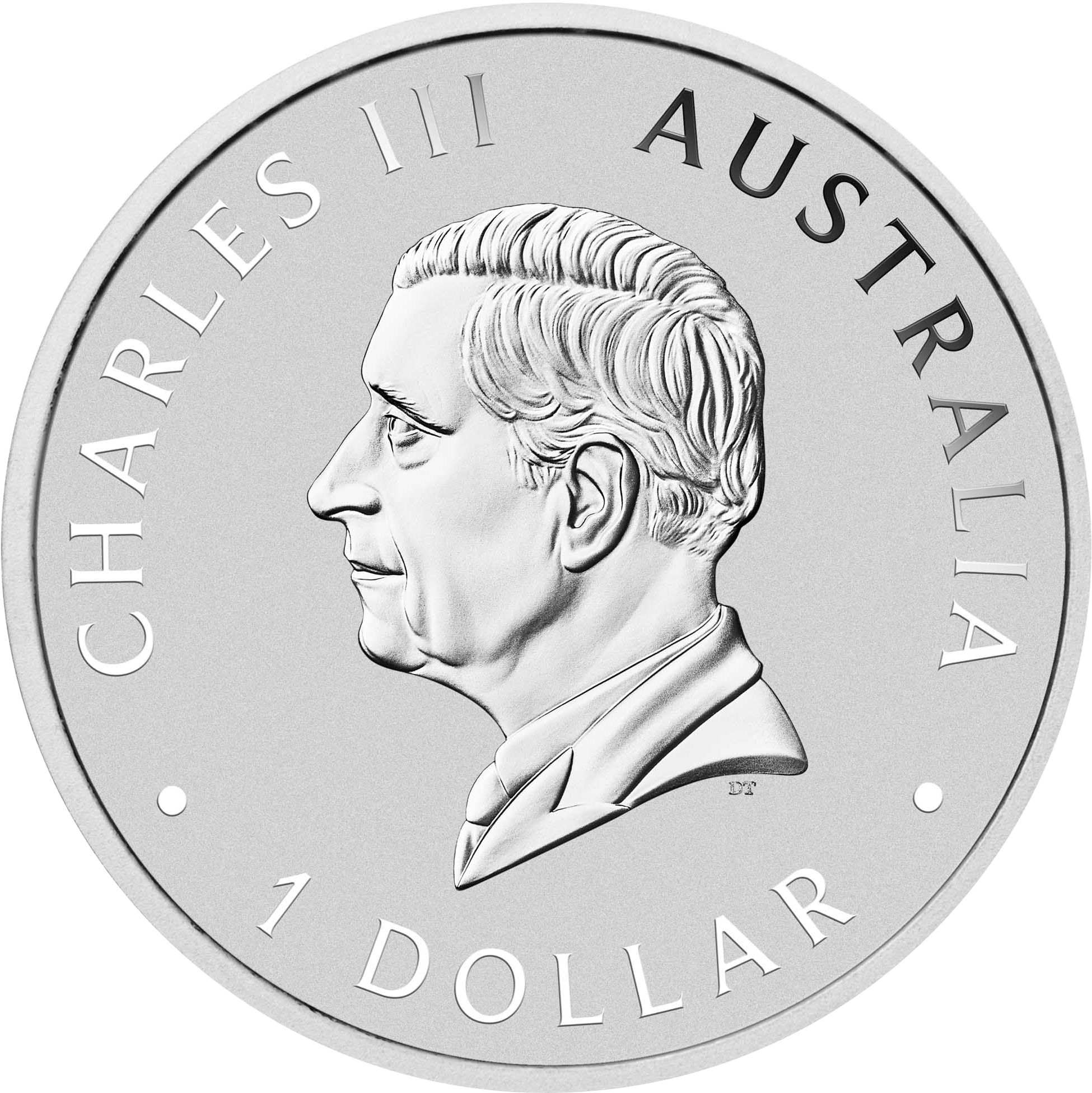 Australia 1 Dollar (Charles III) 2026 (Australian Kookaburra) 1 ounce .999 Fine Silver Gem Unc Coin #A5
