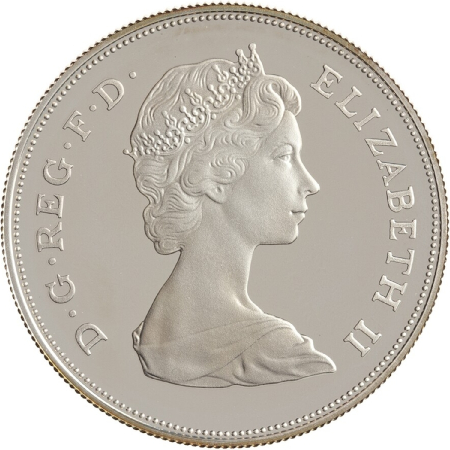 United Kingdom 25 New Pence 1981 - Elizabeth II Royal Wedding Rare Commemorative UNC Coin #A-7