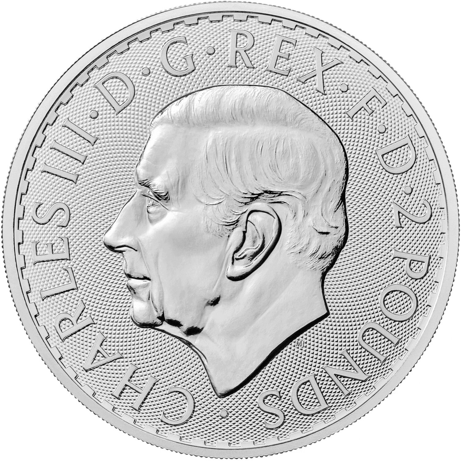 United Kingdom 2 Pounds - (Charles III 1 oz Fine Silver) 2026 Silver (Weight- 31.21 G) Rare Gem Unc Coin #A-1