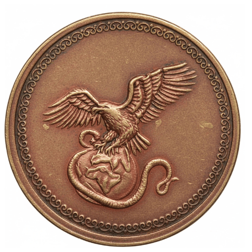 100 Rupya 1940 George VI Eagle C.D Deshmukh Indian Fantasy Token Coin