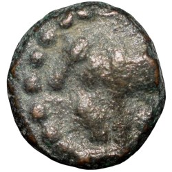 Copper Kakani of Ganapati Naga(c. 3rd Cen. AD) of Nagas Dynasty from Padmavati Bull Type