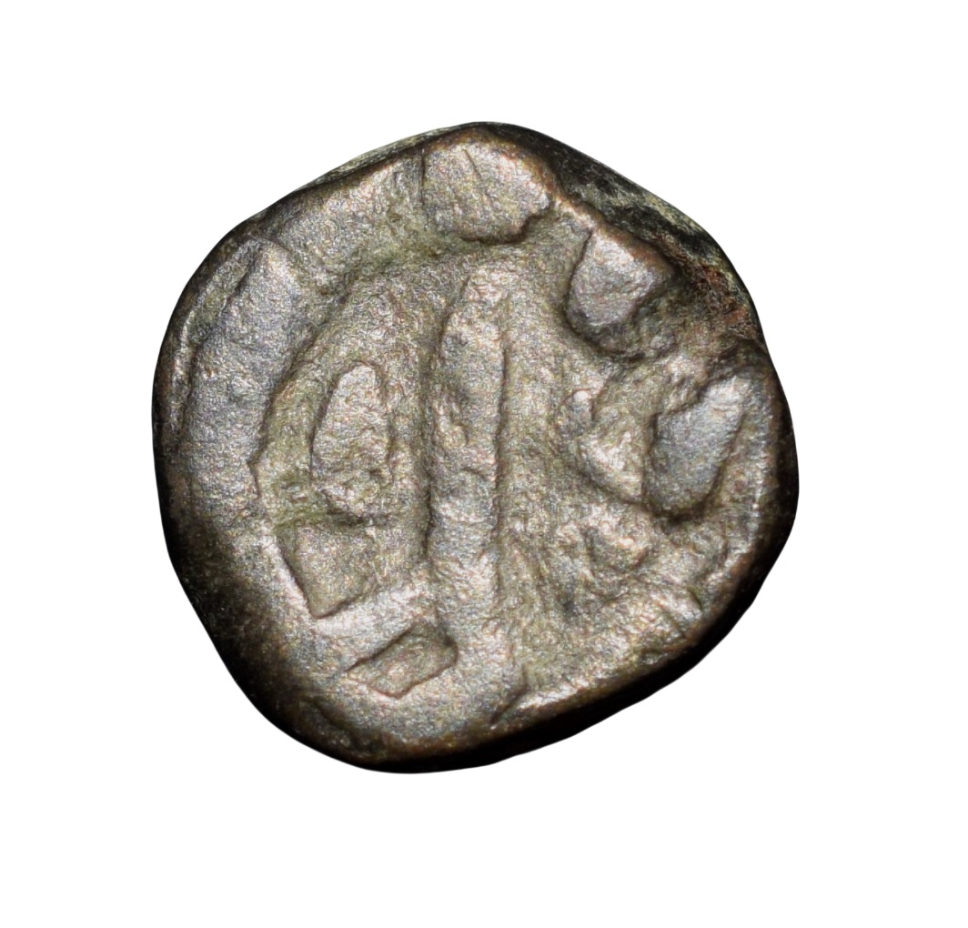 Copper 1/3 Falus of Tomars of Gwalior of Rajput Dynasty (14th - 16th Cen. AD) Very Rare