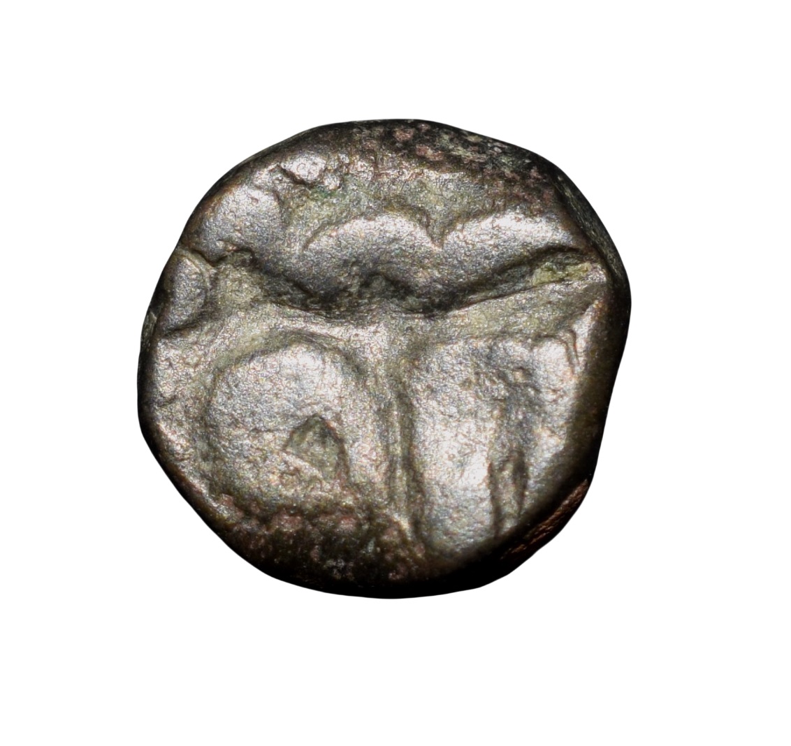 Copper 1/3 Falus of Tomars of Gwalior of Rajput Dynasty (14th - 16th Cen. AD) Very Rare