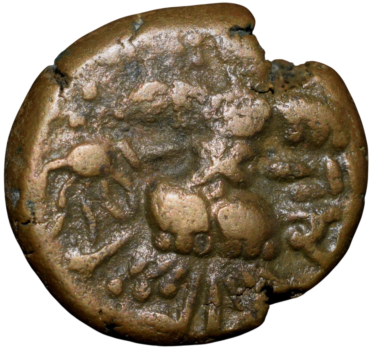 Copper Drachma of Harsha Deva(AD1089-1101) of Lohara's of Kashmir