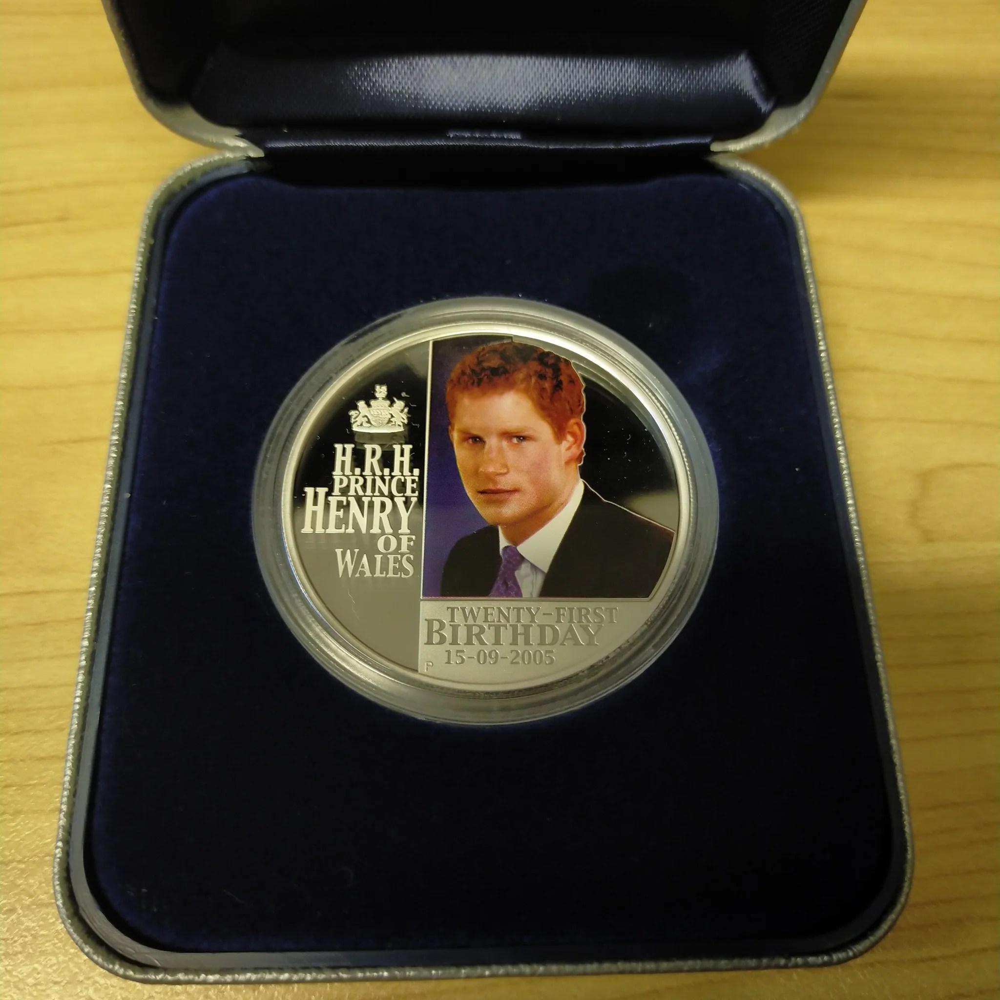 Australia 2005 Perth Mint 21st Birthday HRH Prince Henry of Wales 1oz Silver Proof Coin Set