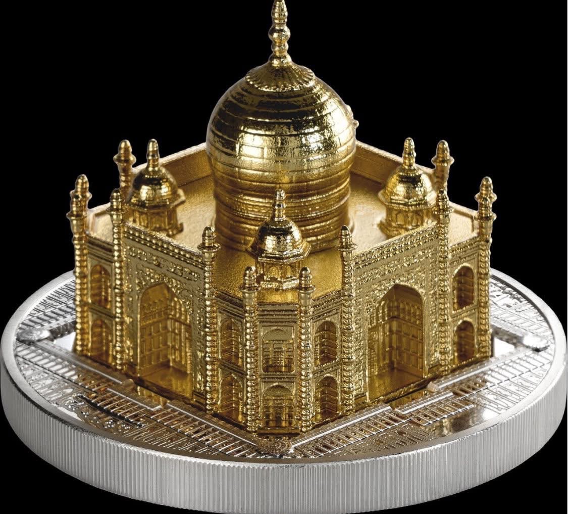 2026 Samoa – 5 Dollars | 93.3 g (3 Oz) | 50 mm | .999 Fine Silver | Proof High Relief | Gold-Plated 3D Sculpture | Box & COA | Limited Mintage: 999
