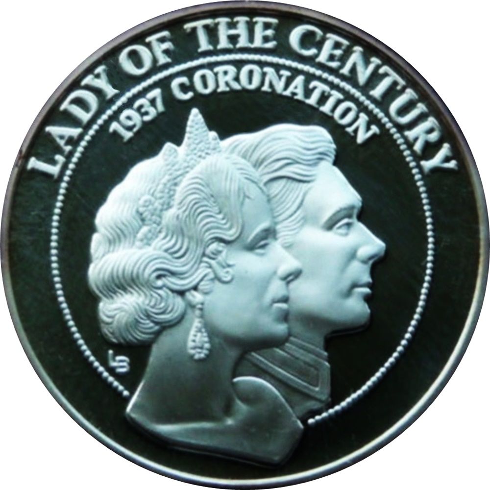 Turks and Caicos Islands 5 Crowns 1997 - Elizabeth II Lady of the Century Diamond Jubilee Rare Coin ( First Day Cover with Stamp )