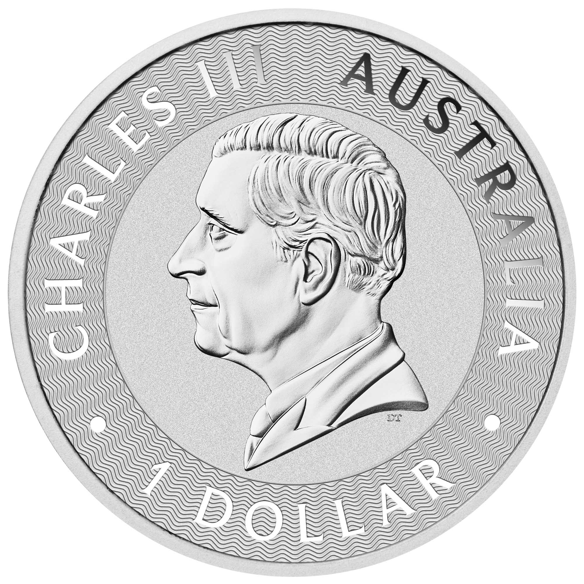Australia 1 Dollar (Charles III) 2026 (Australian Kangaroo) 1 ounce .999 Fine Silver Gem Unc Coin #A4