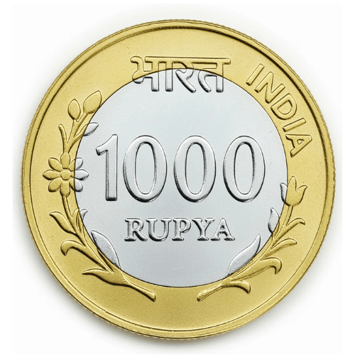 1000 Rupya 2025 Cow (Animal's Love) Bimetallic Beautiful Medieval Token Coin