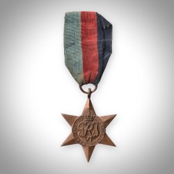 Rare 1939-1945 Star Second World War Campaign Medal of King George VI British Empire with Original Ribbon # A323