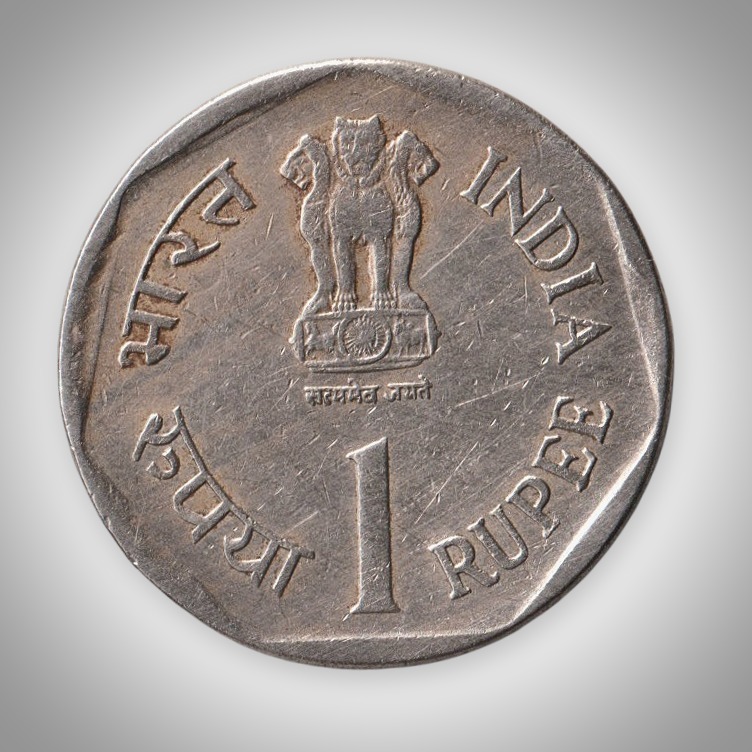Rare 1 Rupee 1992 World Food Day Food and Nutrition Calcutta Mint Republic India Coin # A392
