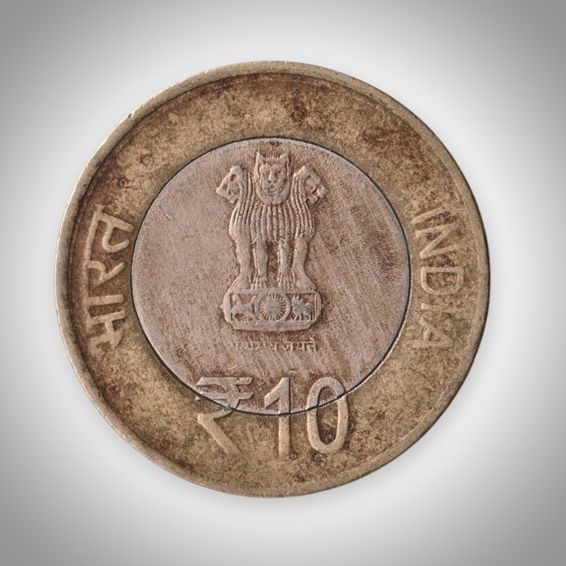 Rare 10 Rupees 475th Birth Anniversary of Maharana Pratap Calcutta Mint Republic India Coin # A404