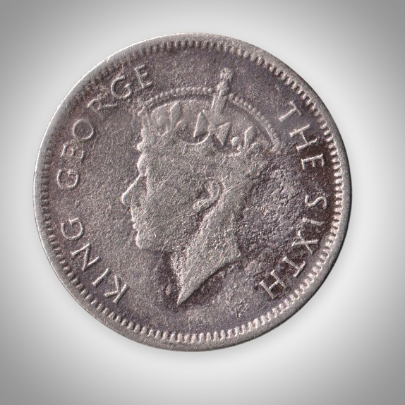 Rare 10 Cents 1949 King George VI Commissioners of Currency Malaya British Colonial Coin Foreign Mint # A454