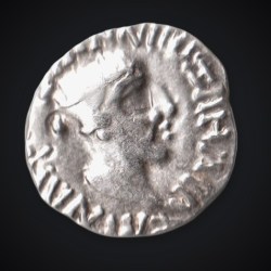 Rare Silver Drachm Menander I Soter Indo Greek Kingdom Ancient India Coin # A456
