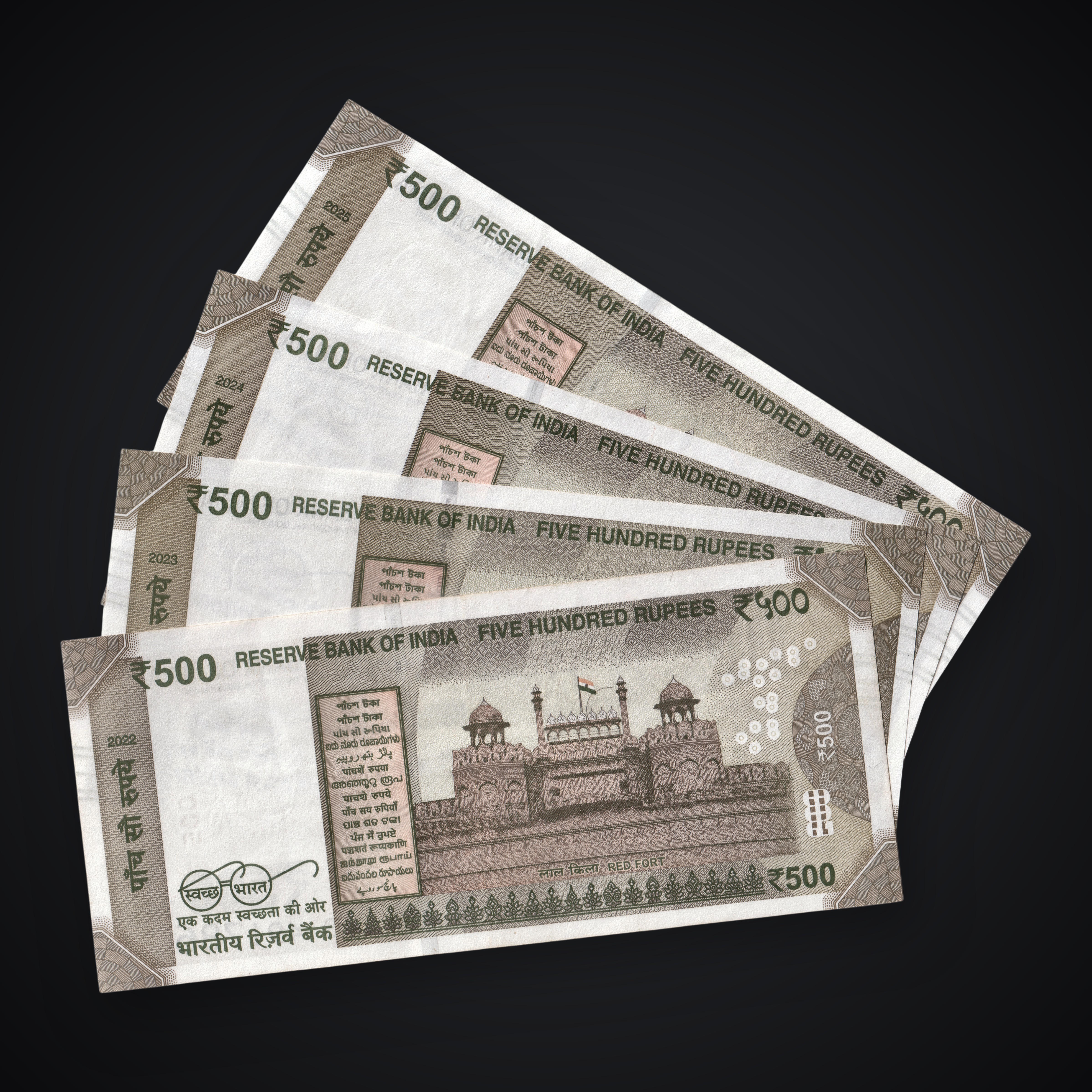 Rare UNC 500 Rupees Ending 786 Fancy Number Single Note Given Randomly From any Year 2022-2025 Republic India Note # A485