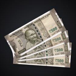Rare UNC 500 Rupees Ending 786 Fancy Number Single Note Given Randomly From any Year 2022-2025 Republic India Note # A485
