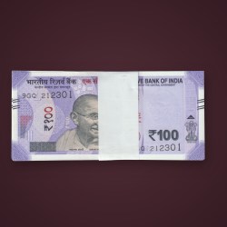 Rare 100 Rupees 2026 Complete Serial Packet Signed By Sanjay Malhotra Gandhi New Series Republic India Bundle Note # A553