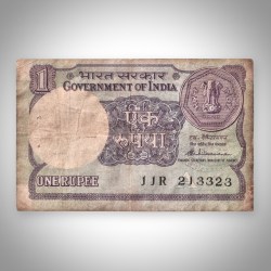 Rare 1 Rupee 1988 S Venkitaramanan Signature Government of India Republic India Note # A577