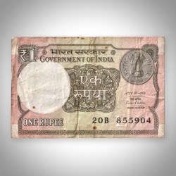 Rare 1 Rupee 2016 Ratan P Watal Signature Government of India Republic India Note # A581