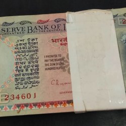 Rare Bundle 100 piece series pack RARE BUNDLE 💯 💶 ruppee C rangarajan signature EXCELLENT CONDITION.