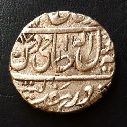 INDIA🇮🇳 PRINCELY STATE Silver Rupee GWALIOR STATE fort mint. Big flan 🥦 Weight 11 gm