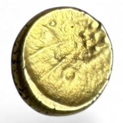 Gold Fanam South India Ganesh Motif Issue Very Unique and Rare Issue