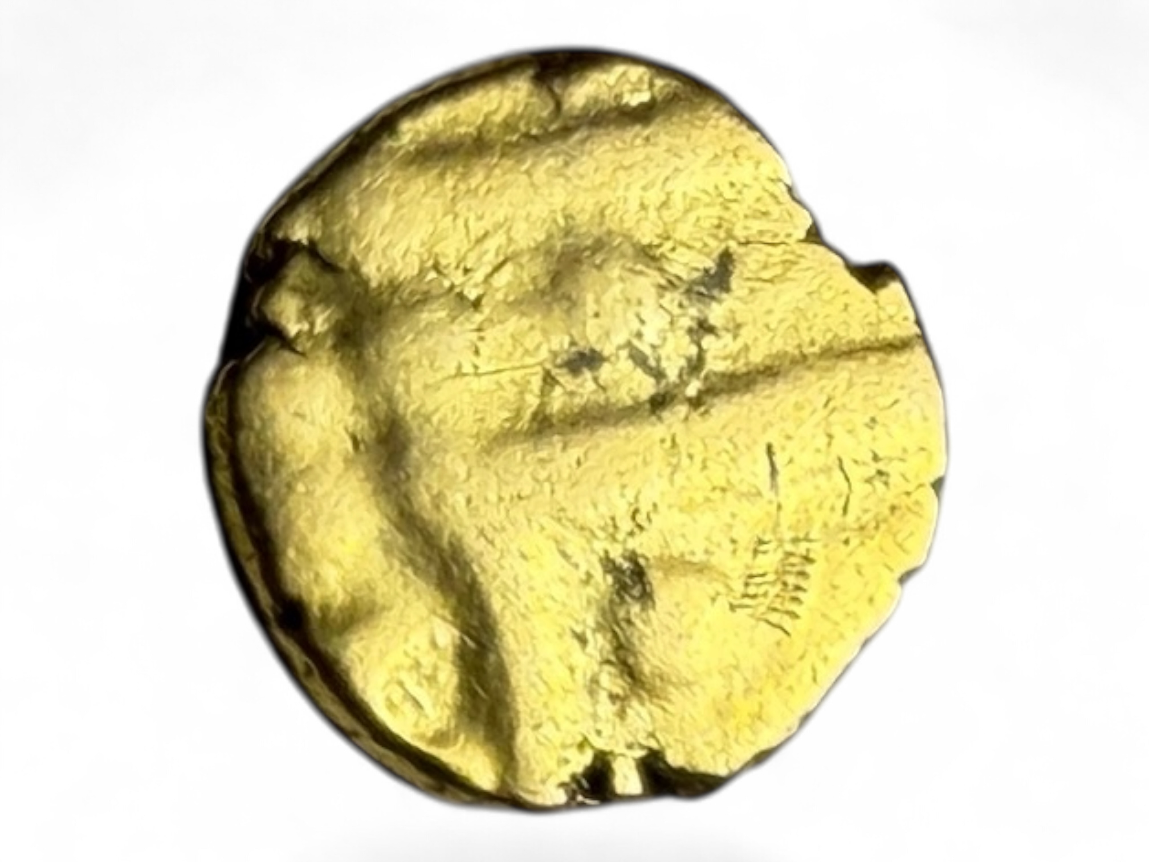 Gold Fanam South India Ganesh Motif Issue Very Unique and Rare Issue
