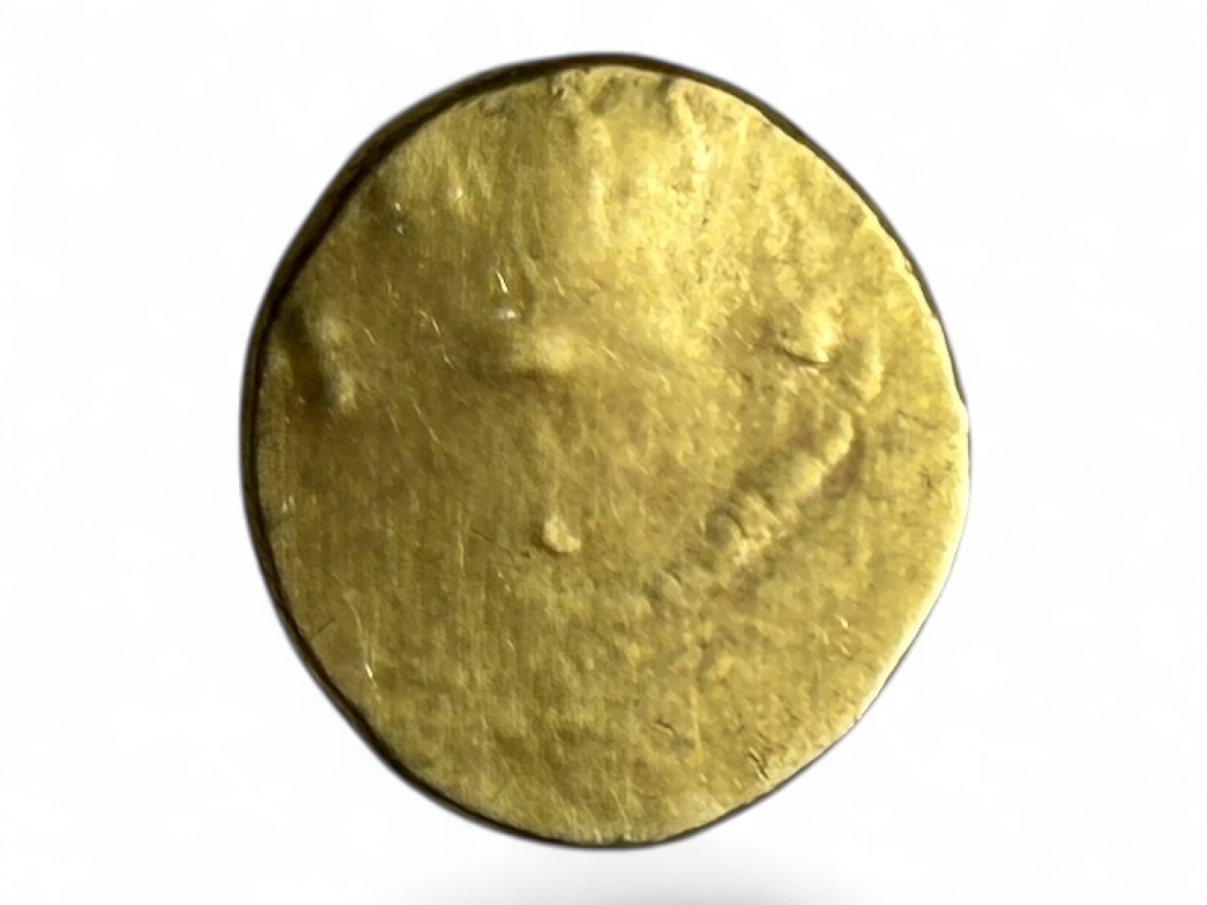 Gold Fanam South India Ganesh Motif Issue Very Unique and Rare Issue