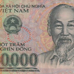 Vietnam 100 000 Đồng Rare Polymer Note #B2