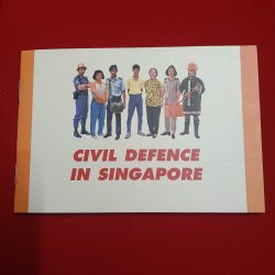 Extremely Rare 5 Dollars CIVIL DEFENCE 1991 Year Proof Coin set Issue The Singapore Mint