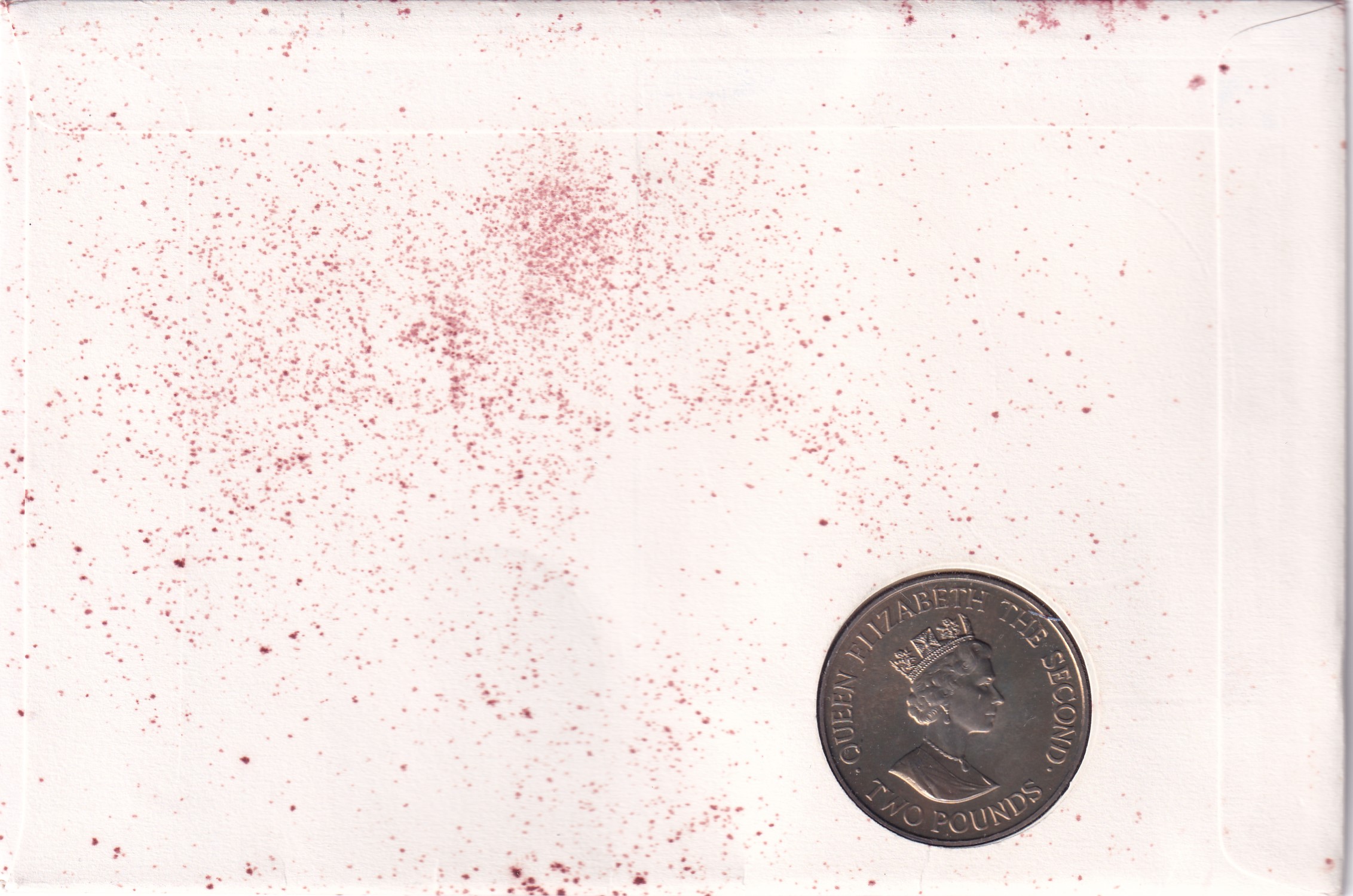 Jersey 2 Pounds 1993 - Elizabeth II Coronation Jubilee Rare Coin ( First Day Cover with Stamp )