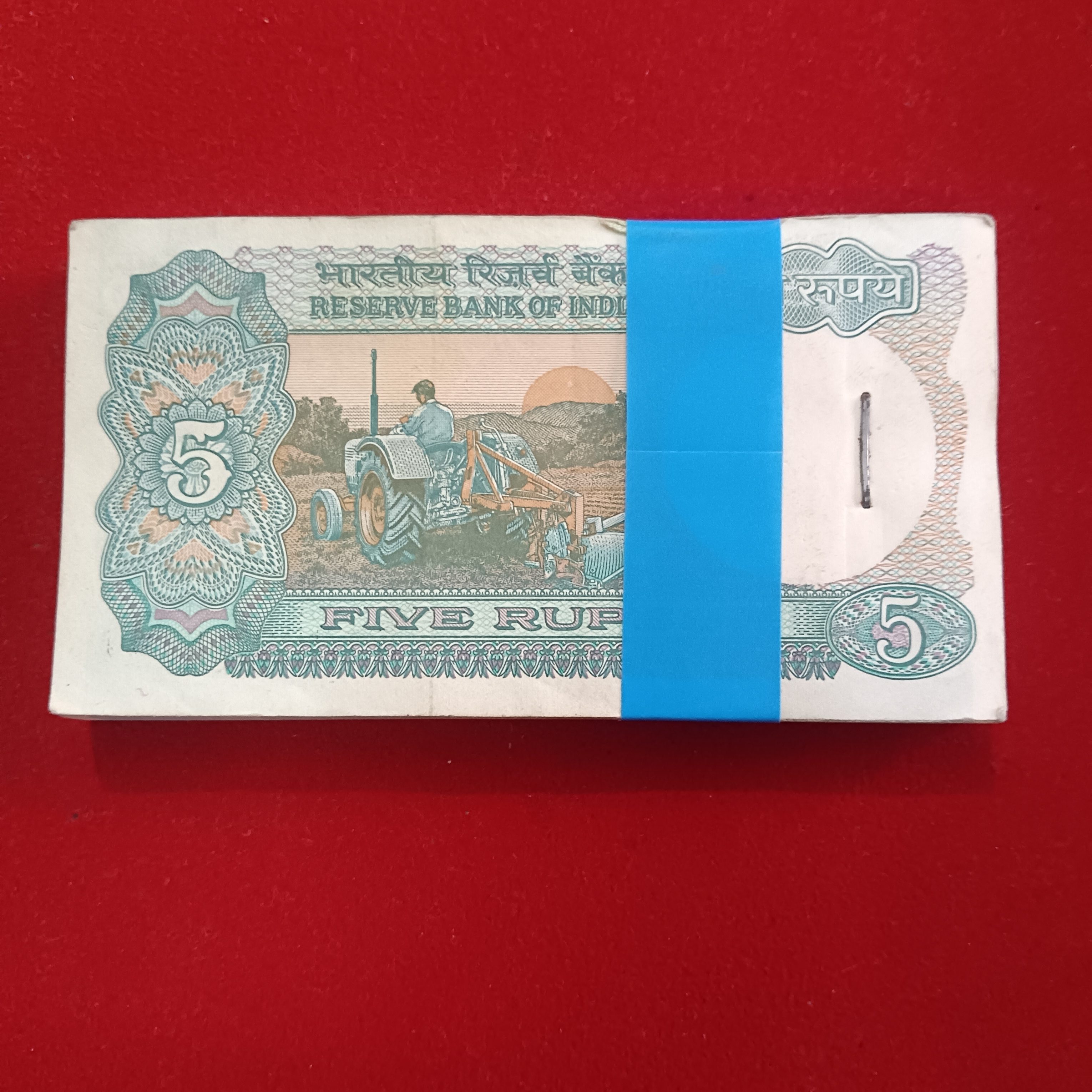 Five Rs Rare Tractor Full Serial Bundle Governor Bimal Jalan Unc Condition Reserve Bank of India 291601
