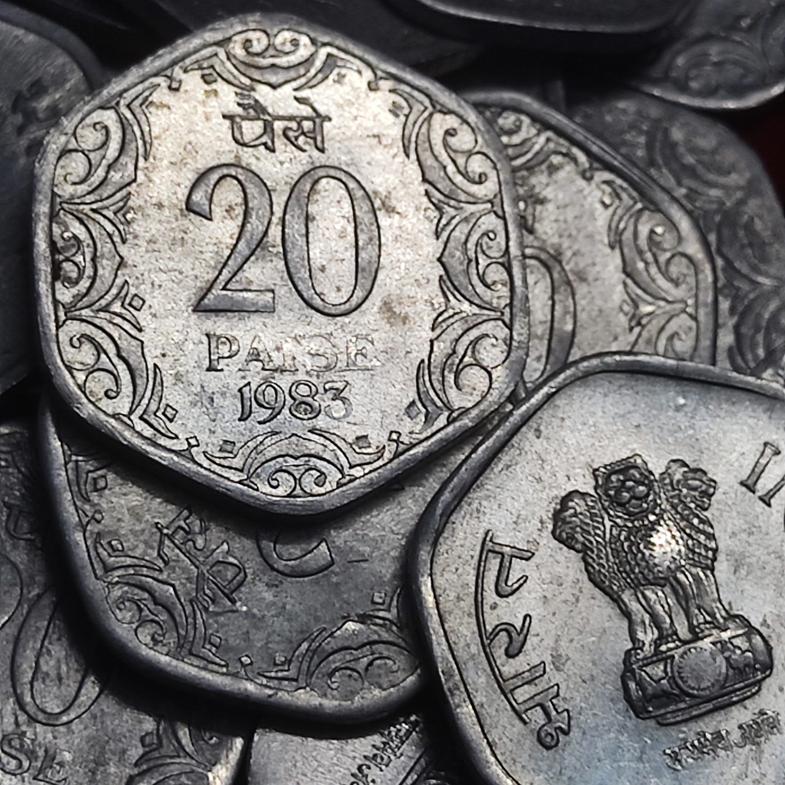 20 PRAISE YEAR 1983 CALCUTTA MINT LOT OF 20 COIN PRICE