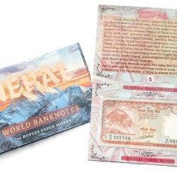 Nepal 20 Rupees UNC Note with Beautiful Folder