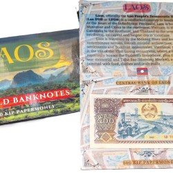 LAOS 500 KIP UNC Note with Beautiful Folder