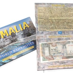 Somalia 50 Shilling UNC Note with Beautiful Folder