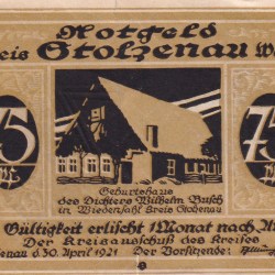 Germany, 75 Pfennigs (1921) series Rare Note Lowest Price
