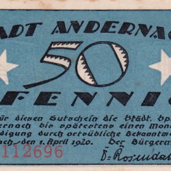 Germany, 50 Pfennigs (1920) series Rare Note Lowest Price