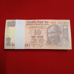 Ten Rs Old Mahatma Gandhi Ji Full Serial Bundle Governor Raghuram Rajan Year 2013 Republic of India 331201
