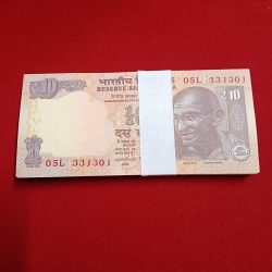 Ten Rs Old Mahatma Gandhi Ji Full Serial Bundle Governor Raghuram Rajan Year 2013 Republic of India 331301