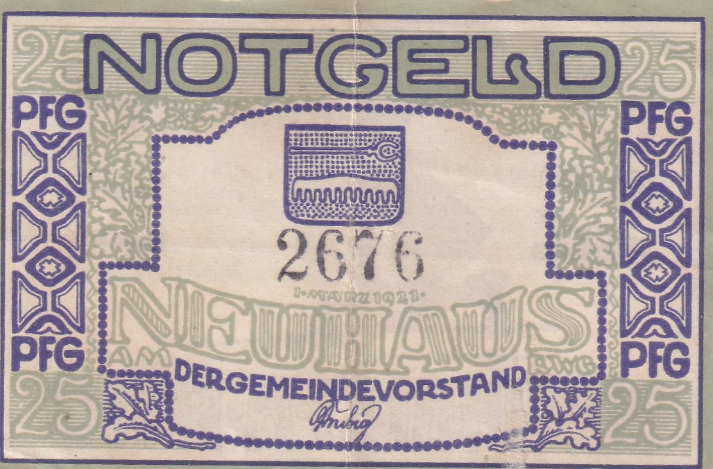 Germany, 25 Pfennigs Series Rare Note Lowest Price