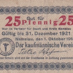 Germany, 25 Pfennigs 1921 Series Rare Note Lowest Price