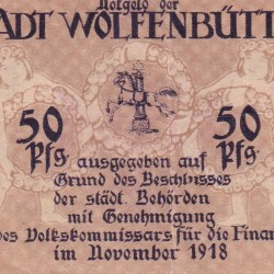 Germany, 50 Pfennigs 1918 Series Rare Note Lowest Price
